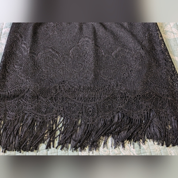 SLNY Black Lace Dress. Size 8. - Picture 4 of 10